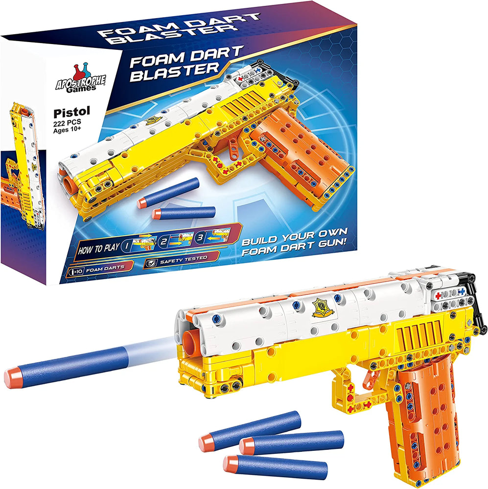 Building Blocks Toys: Foam Dart Blaster
