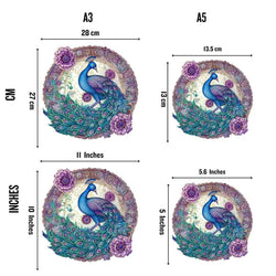 Puzzle Craft-Hub: Enchanted Feather Peacock