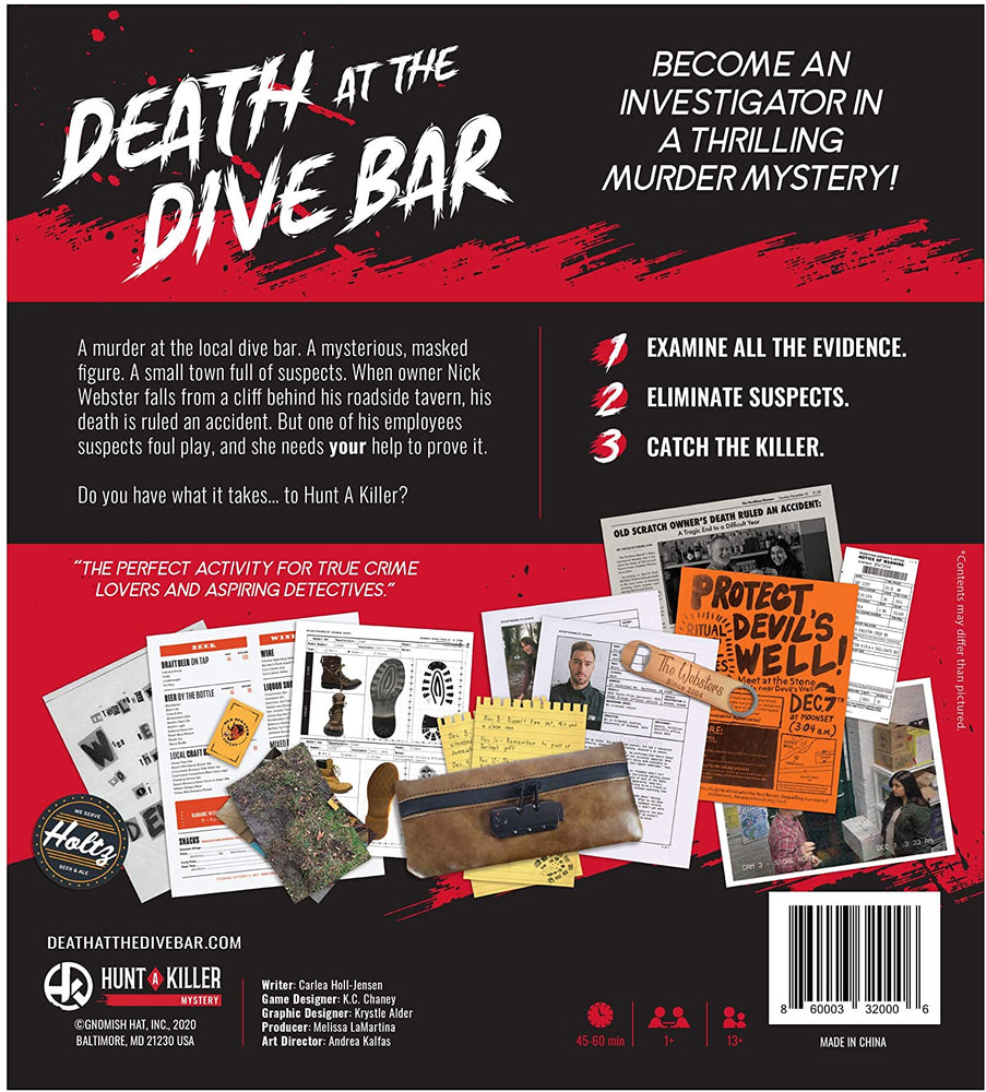 Hunt A Killer: Death at the Dive Bar