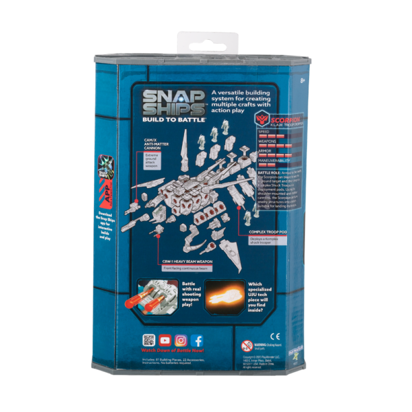SNAP SHIPS The Komplex: Scorpion K.L.A.W. Troop Dropper