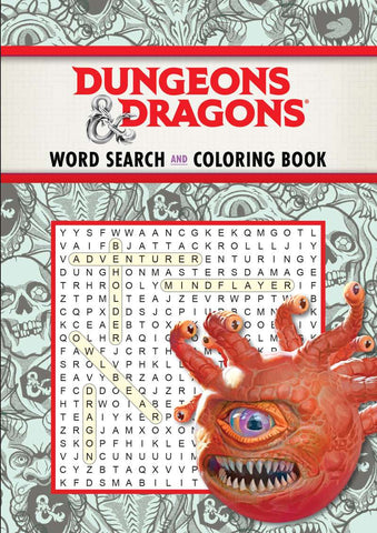 Book D&D: Word Search and Coloring