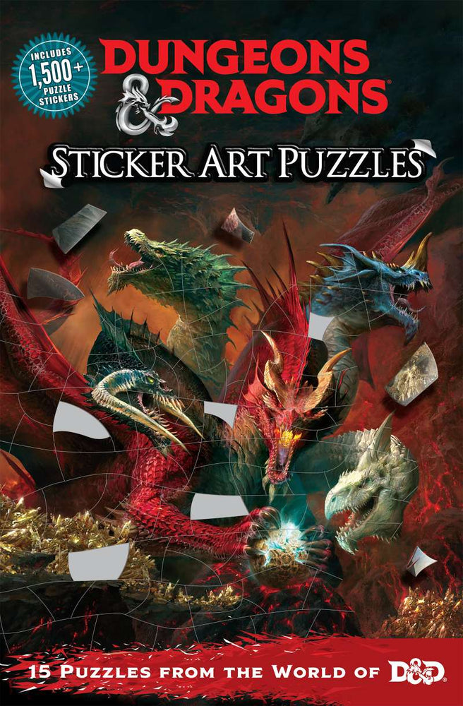 Book D&D:  Sticker Art Puzzles
