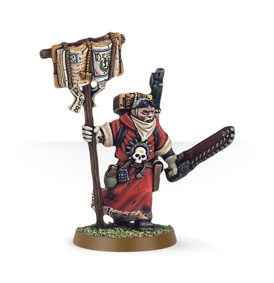 Warhammer 40K Astra Militarum: Missionary with Chainsword