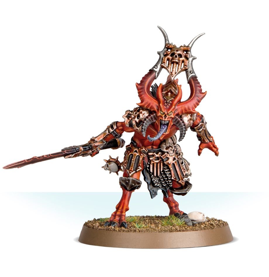 Warhammer Age of Sigmar Daemons Of Khorne: Bloodmaster, Herald Of Khorne