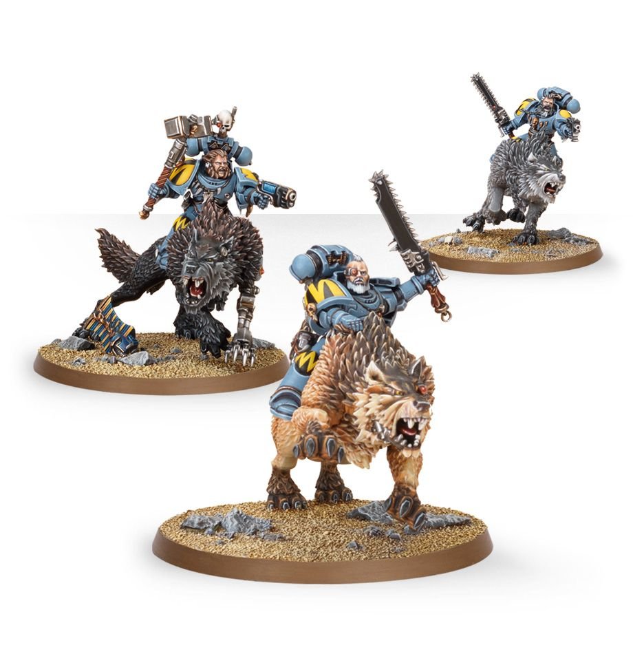 Warhammer 40K Space Wolves: Thunderwolf Cavalry