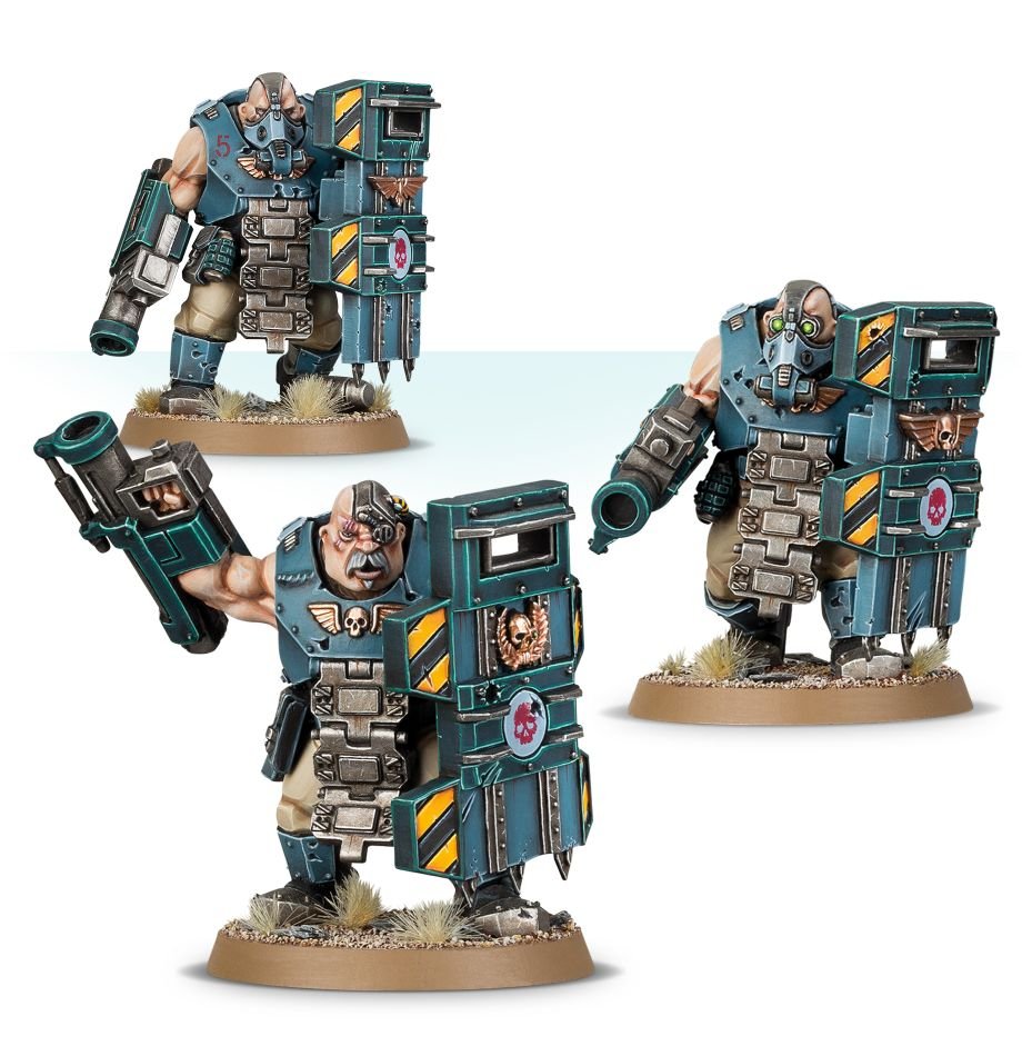 Warhammer 40K Astra Militarum: Auxilla Bullgryns