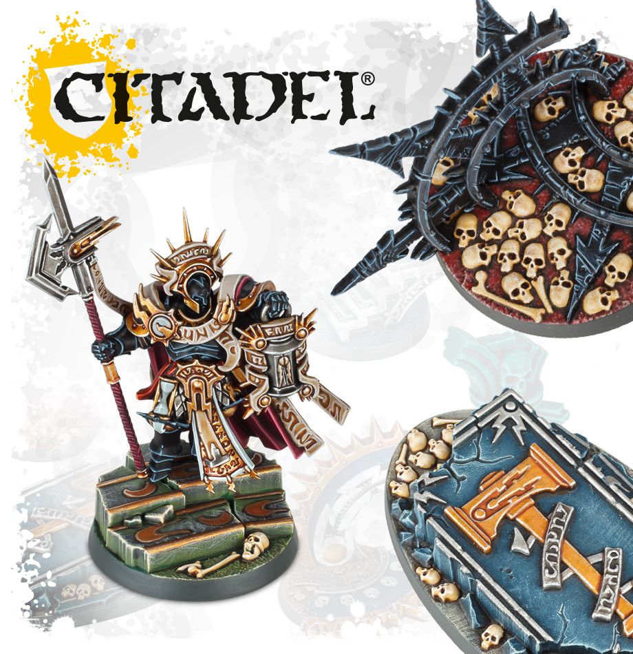 Mini Base Citadel: Age Of Sigmar Hero Bases