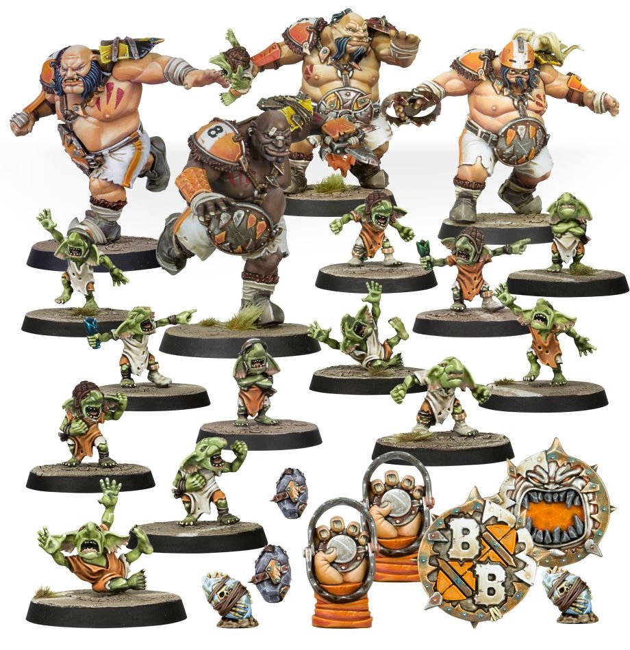 Blood Bowl: Team - Fire Mountain Gut Busters (Ogres)