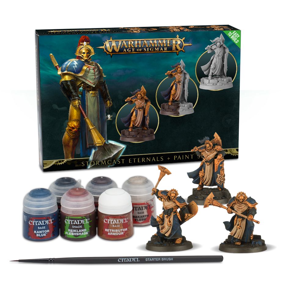 Warhammer Age of Sigmar Paint Set: Stormcast Eternals