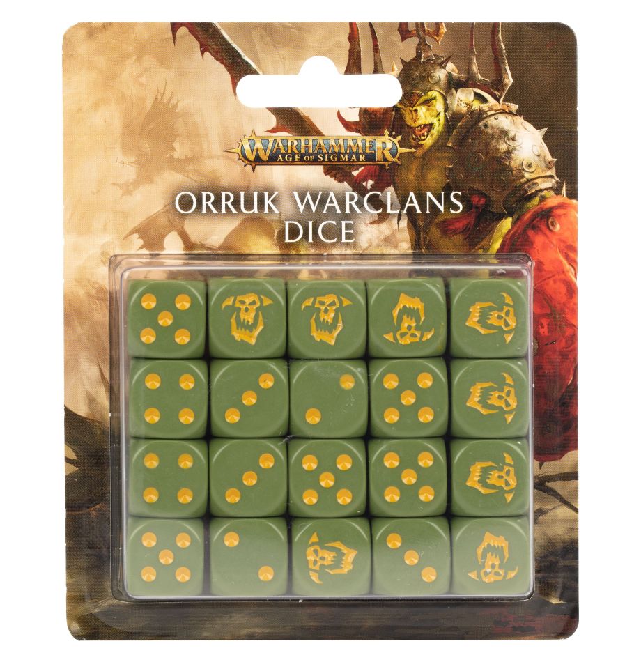 Warhammer Age Of Sigmar Orruk Warclans: Dice