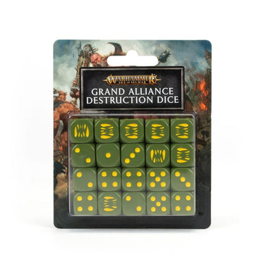 Warhammer Age Of Sigmar Grand Alliance: Dice Pack - Destruction