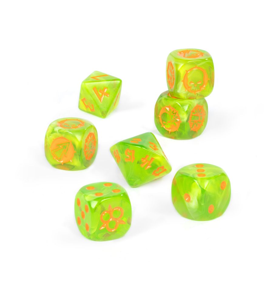 Blood Bowl: Dice - Nurgle