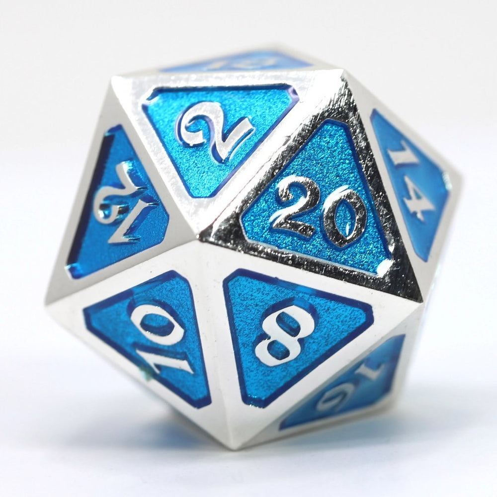 Dice DieHard Dice: Dire D20 Mythica Platinum