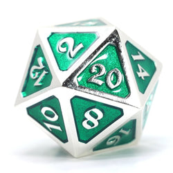 Dice DieHard Dice: Dire D20 Mythica Platinum