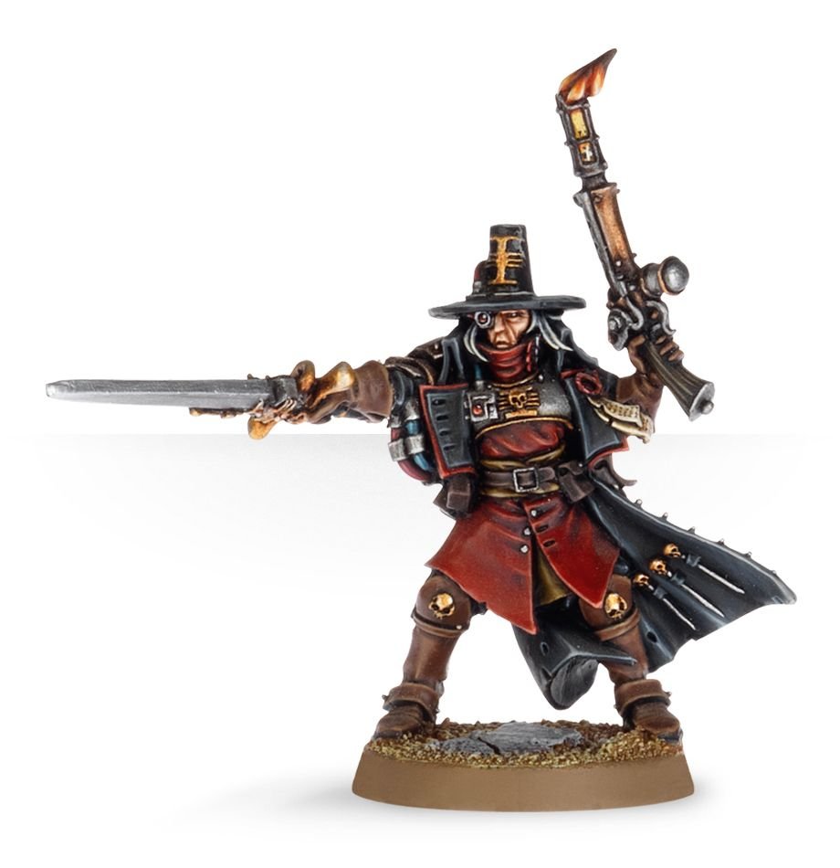 Warhammer 40K Imperium: Inquisitor with Inferno Pistol & Power Sword