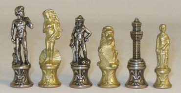 Chess Pieces Worldwise: Metal Florence 8.3cm King