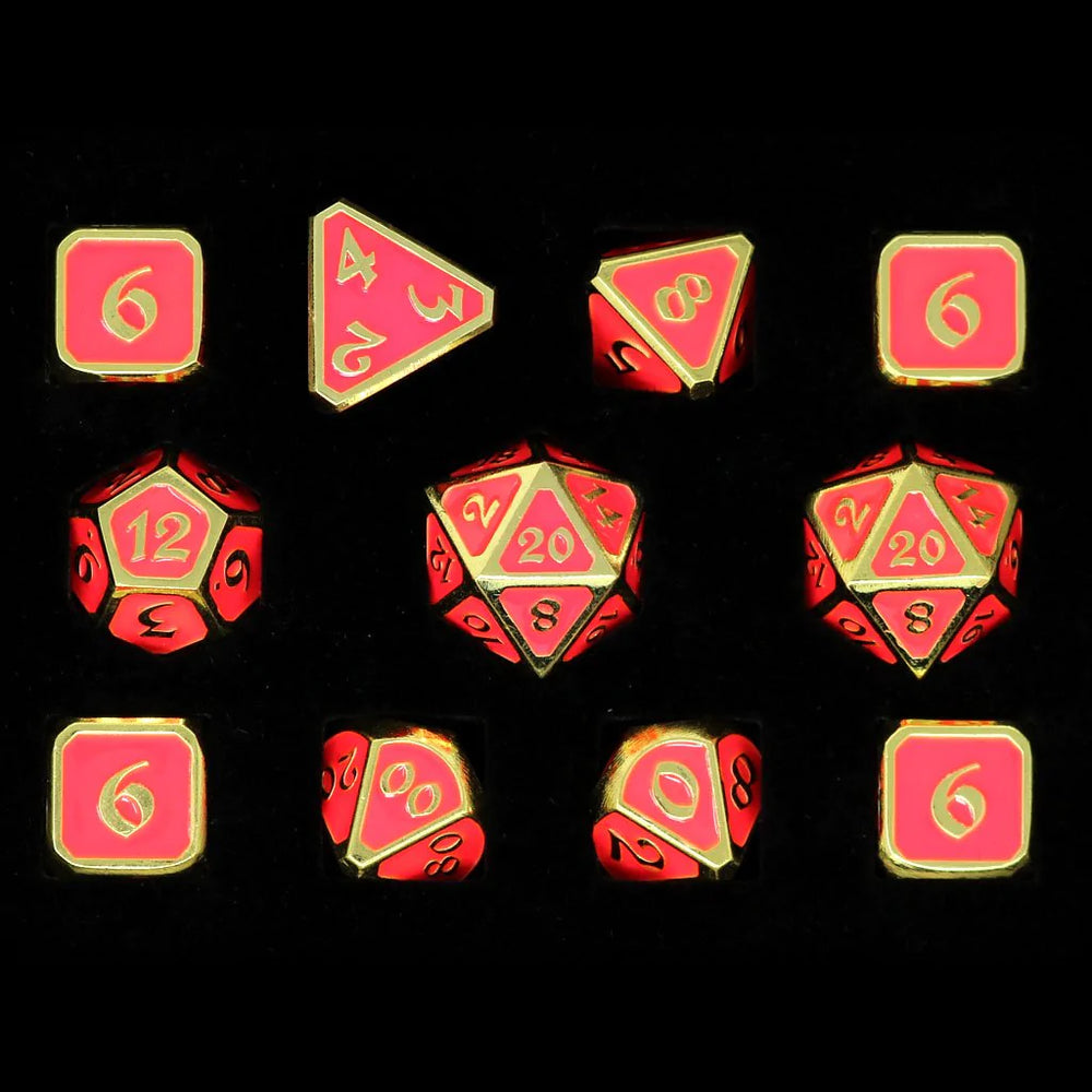 Dice DieHard Dice: Poly 11 set Metal Mythica AfterDark