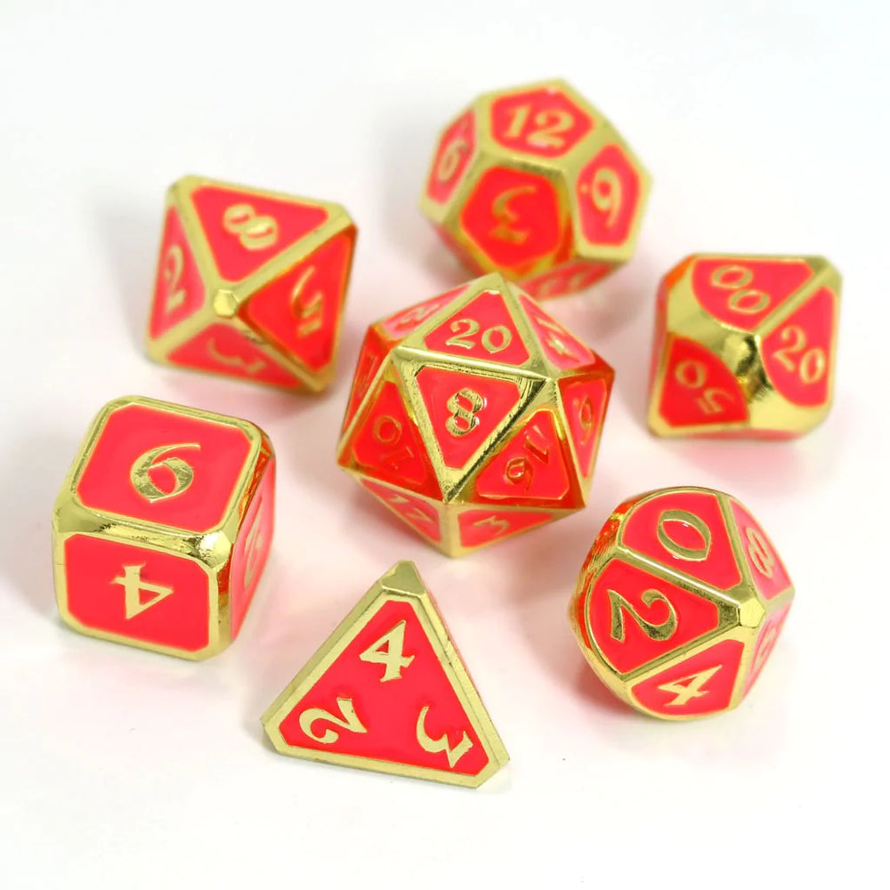Dice DieHard Dice: Poly 7 set Metal Mythica AfterDark