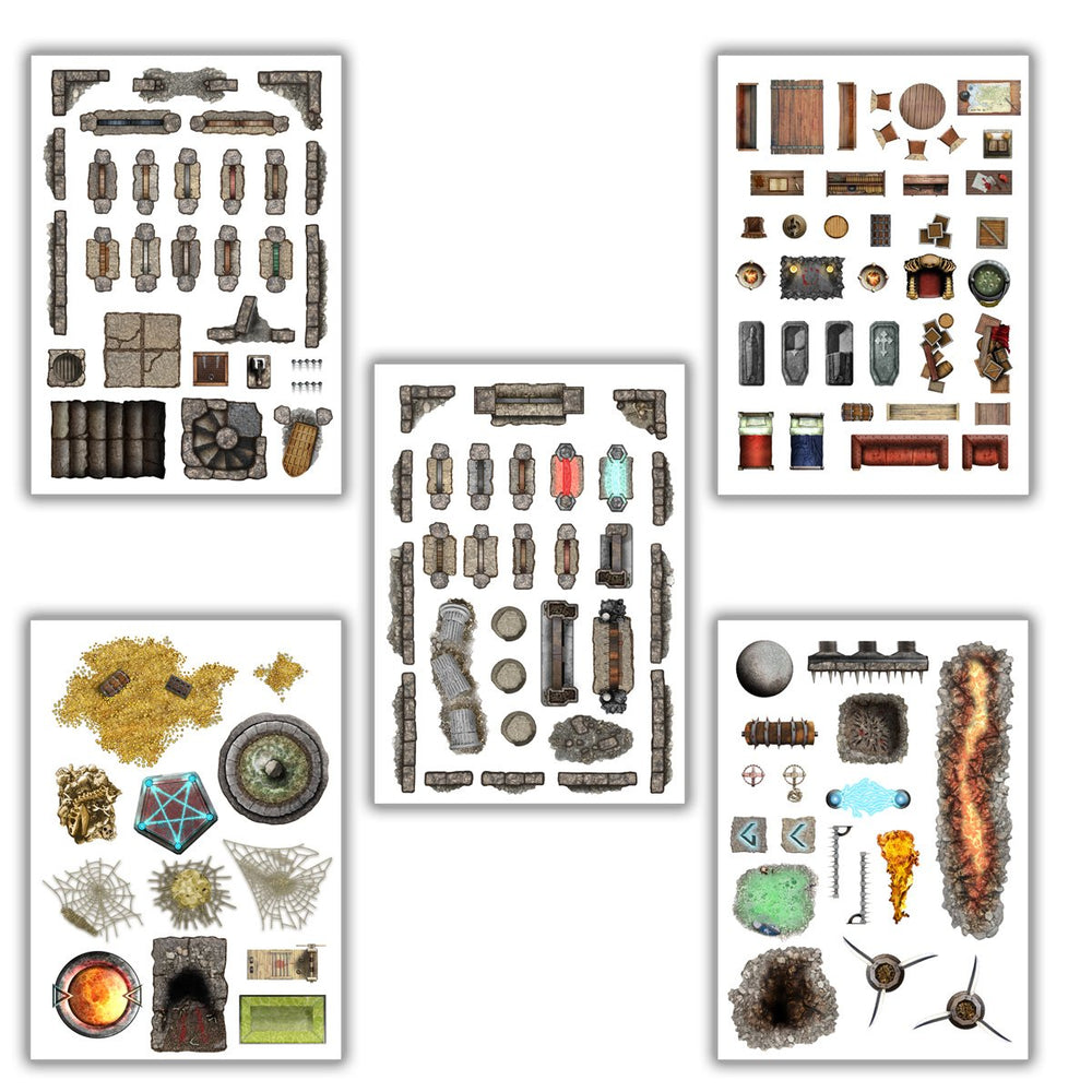 Battlemat Loke: Add On RPG Maps Dungeon Decorations