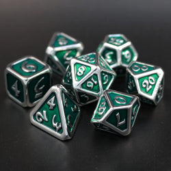 Dice DieHard Dice: Poly 7 set Polychrome Diaglyph Auric