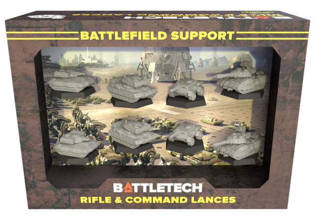 BattleTech Mini: Battlefield Support - Rifle & Command Lances