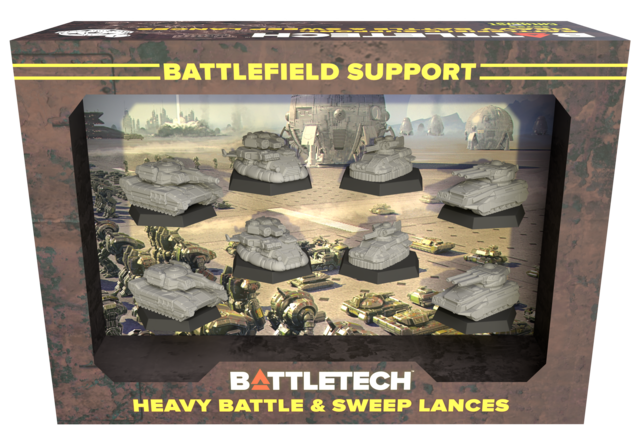 BattleTech Mini: Battlefield Support – Heavy Battle & Sweep Lances