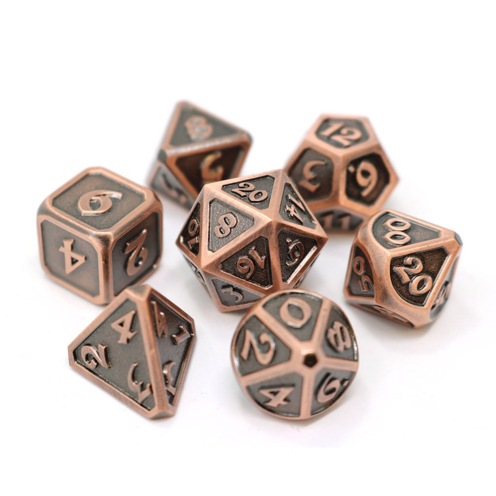 Dice DieHard Dice: Poly 7 Set Metal Mythica Battleworn