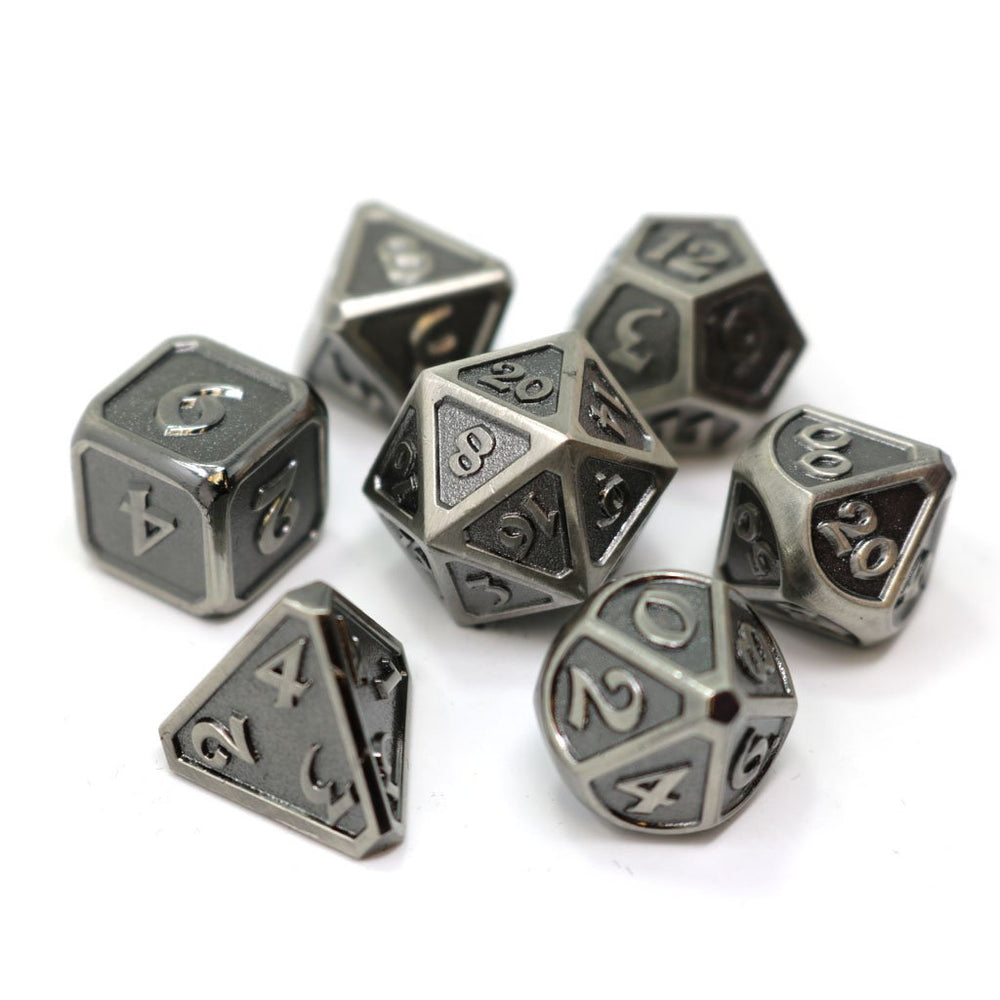 Dice DieHard Dice: Poly 7 Set Metal Mythica Battleworn