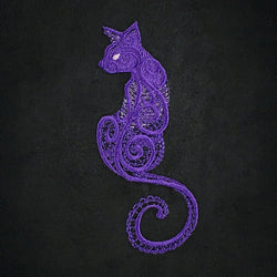 Dice Bag Red King: Embroidered Baroque