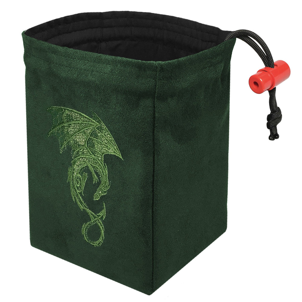 Dice Bag Red King: Embroidered Baroque