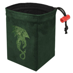 Dice Bag Red King: Embroidered Baroque