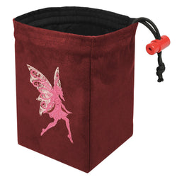 Dice Bag Red King: Embroidered Baroque