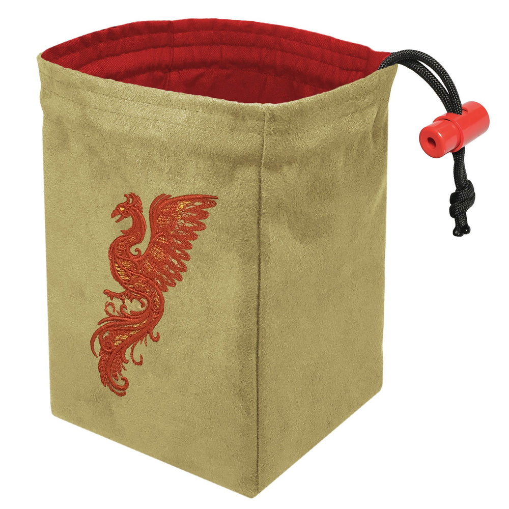 Dice Bag Red King: Embroidered Baroque