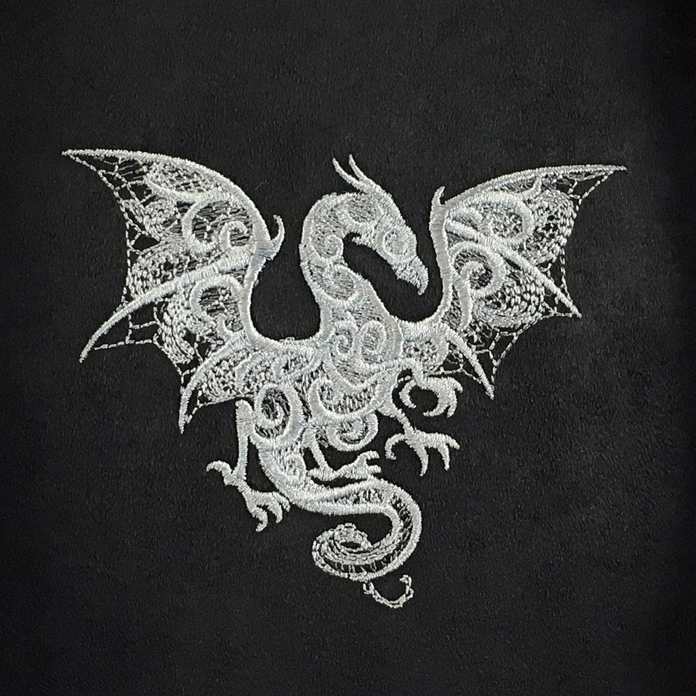 Dice Bag Red King: Embroidered Baroque