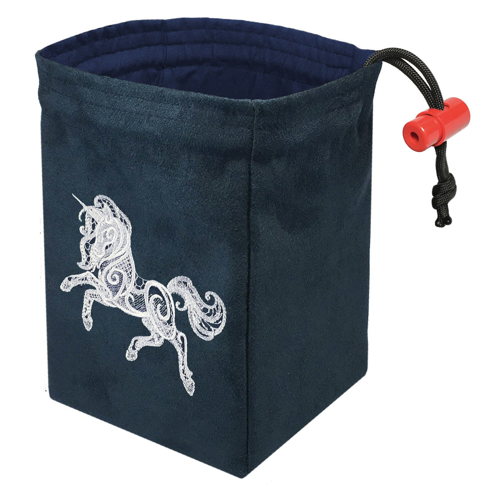 Dice Bag Red King: Embroidered Baroque