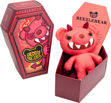 Plush Deddy Bear: in Coffin