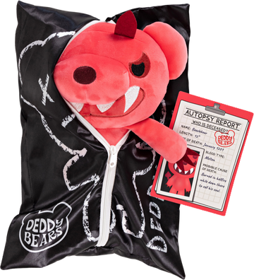 Plush Deddy Bear: 12in in Body Bag