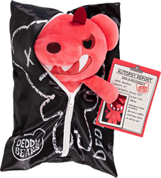 Plush Deddy Bear: 12in in Body Bag
