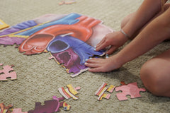 Puzzle Dr. Livingston's Anatomy: Floor Puzzle - Human Heart 100pc