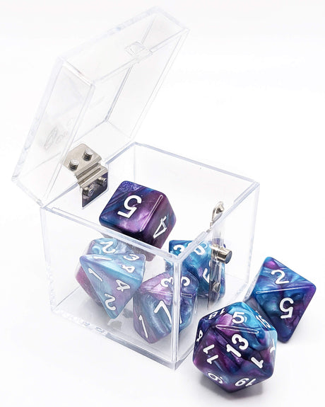 Dice Crystal Caste: Poly 7 set Duo/Twins