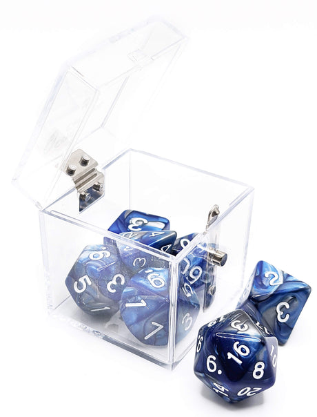 Dice Crystal Caste: Poly 7 set Duo/Twins