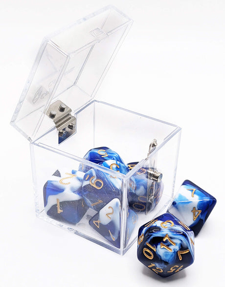 Dice Crystal Caste: Poly 7 set Duo/Twins