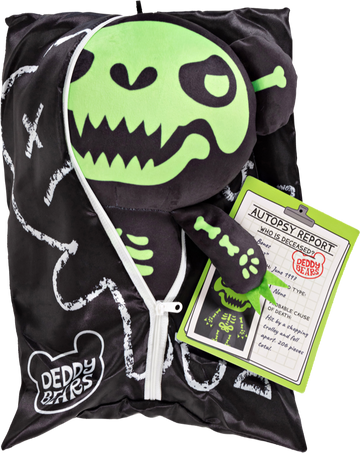 Plush Deddy Bear: 12in in Body Bag