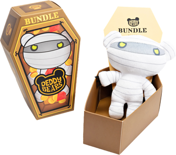 Plush Deddy Bear: in Coffin