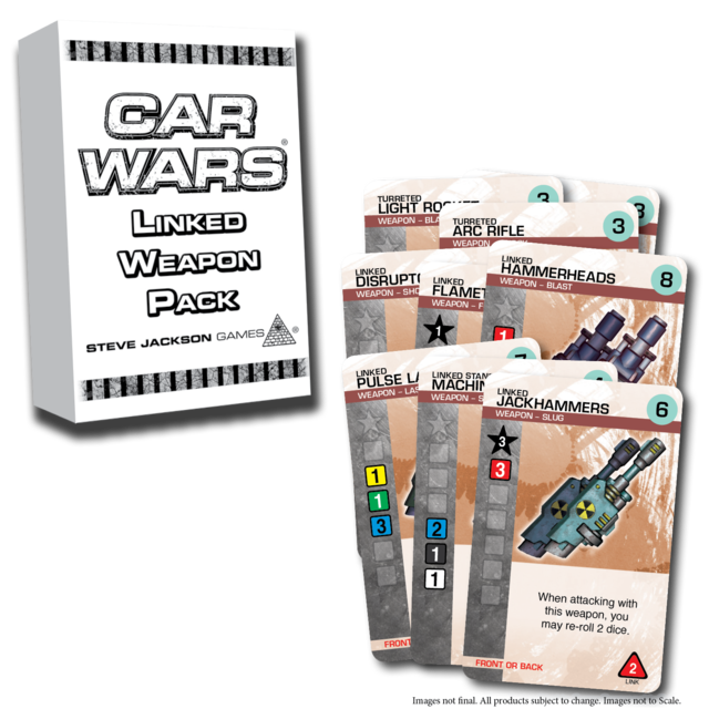Car Wars: Cards - Linked Weapons Pack