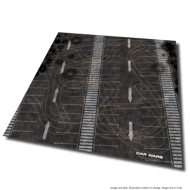Car Wars: Playmat #1 - Parking Lot
