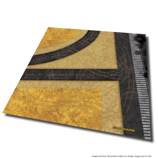 Car Wars: Playmat #3 - Split T