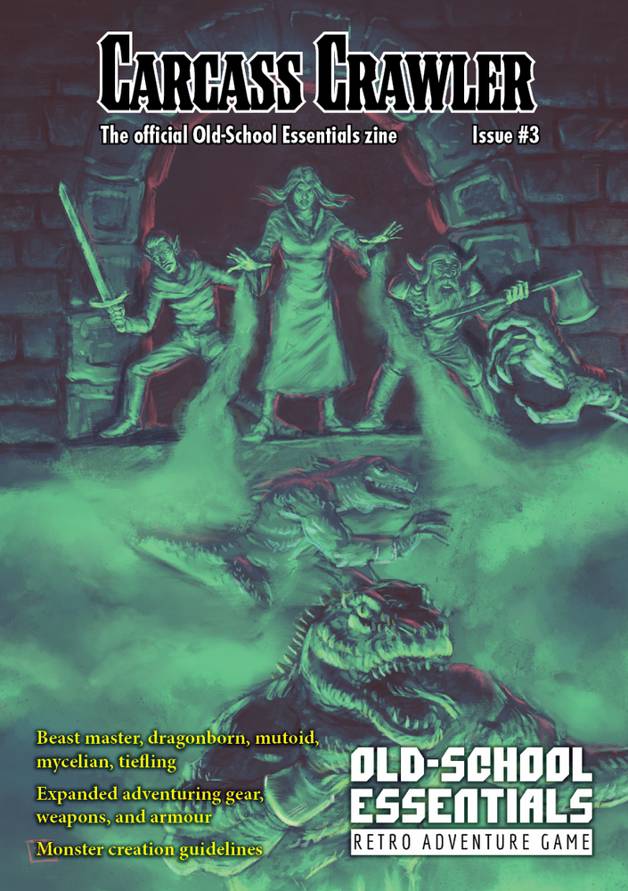 Old-School Essentials: Carcass Crawler - The Official OSE Zine