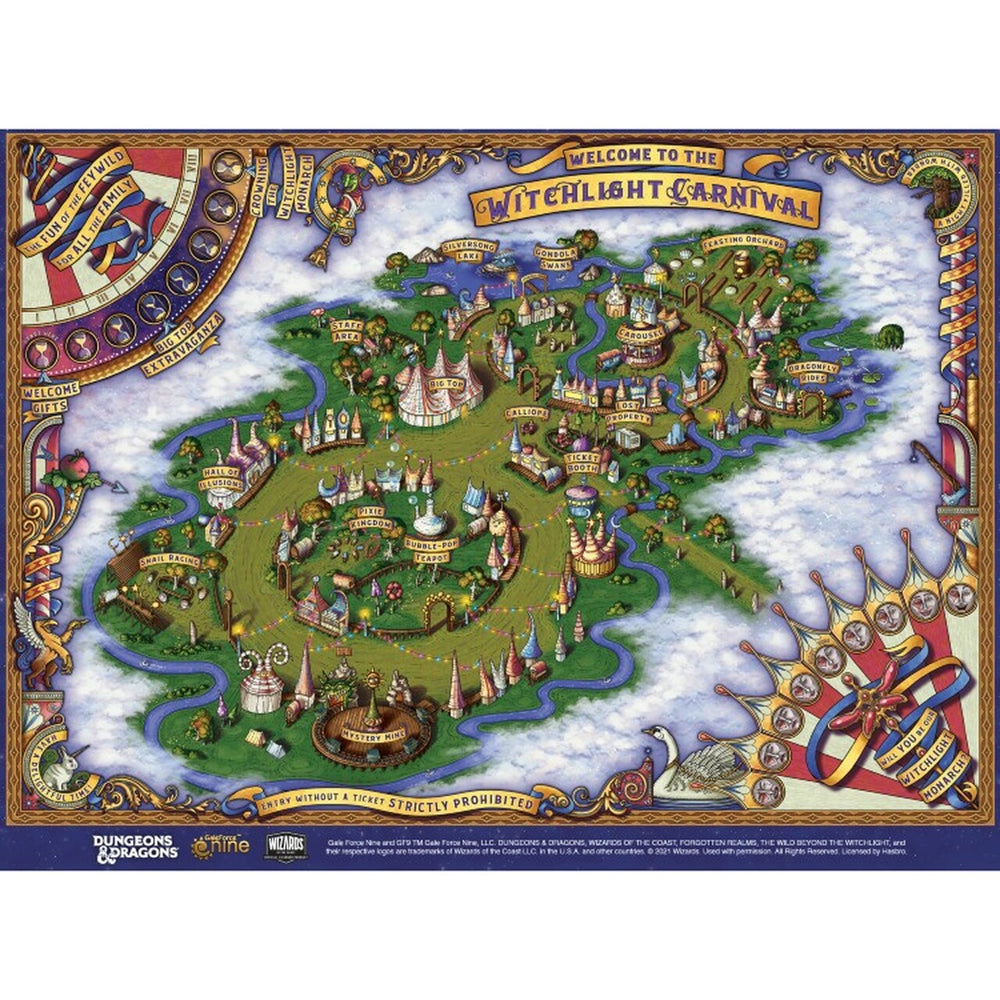 Dungeons & Dragons GF9: The Wild Beyond The Witchlight Map Set (5)