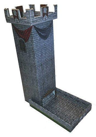 Dice Tower Role 4 Initiative: Castle Keep Dice Tower 4 ramps, 12 inches tall